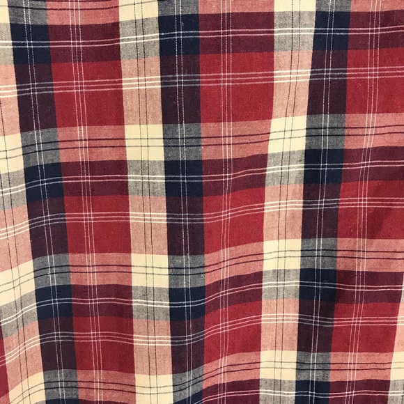 Penmans button down red blue plaid shirt men med - Picture 8 of 10